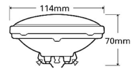 WhiteBox 38051 PAR36 DWE 120V 650W 